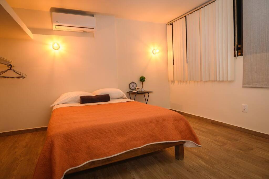 Apartment Bonito Departamento Con 2 Camas Con Clima, Parking, Wifi 110mb, ,cocineta, 8 *